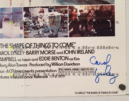 The Shape of Things to Come (1979) - Signed Original U.S. One Sheet Movie Poster (27" x 41")
