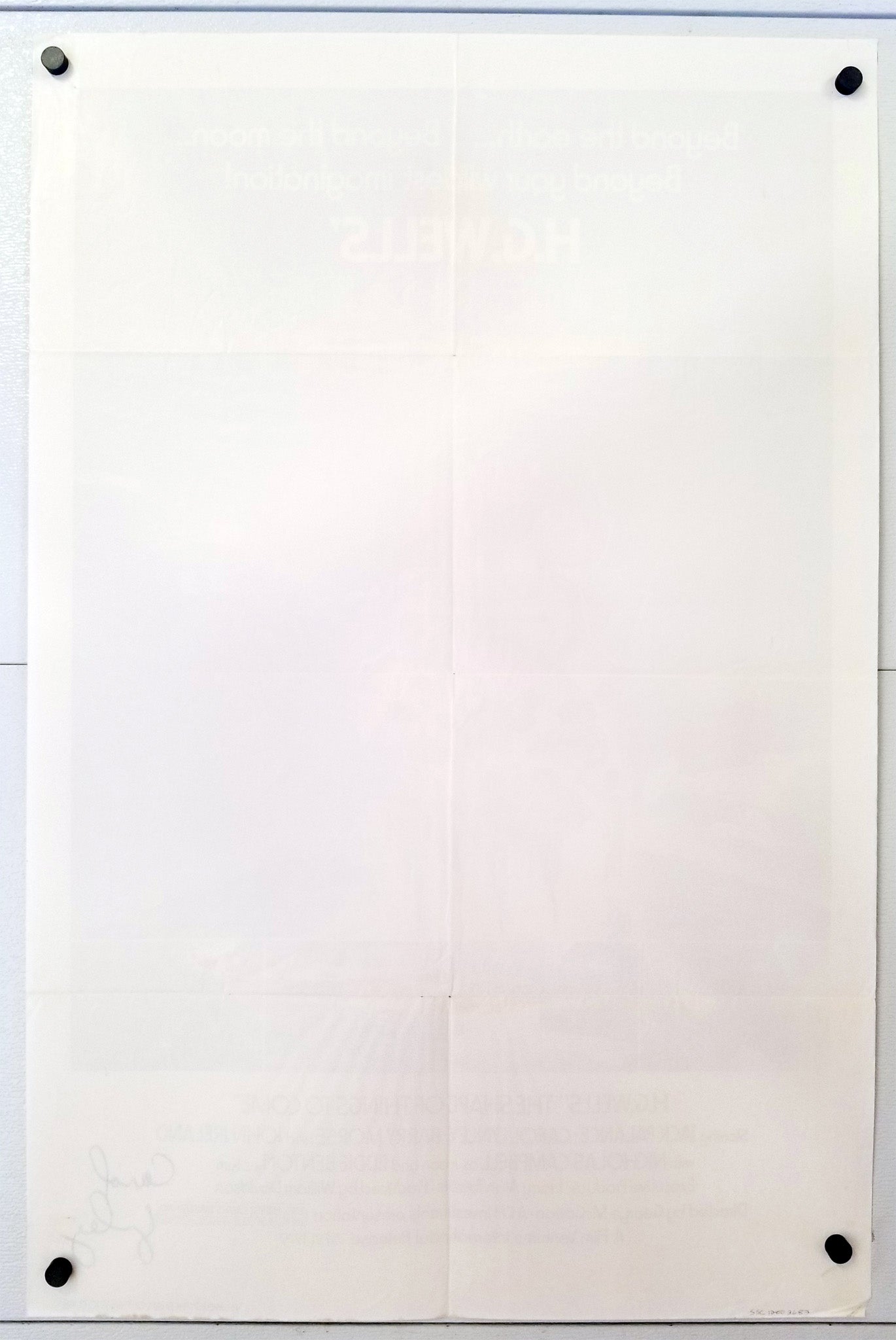 The Shape of Things to Come (1979) - Signed Original U.S. One Sheet Movie Poster (27" x 41")