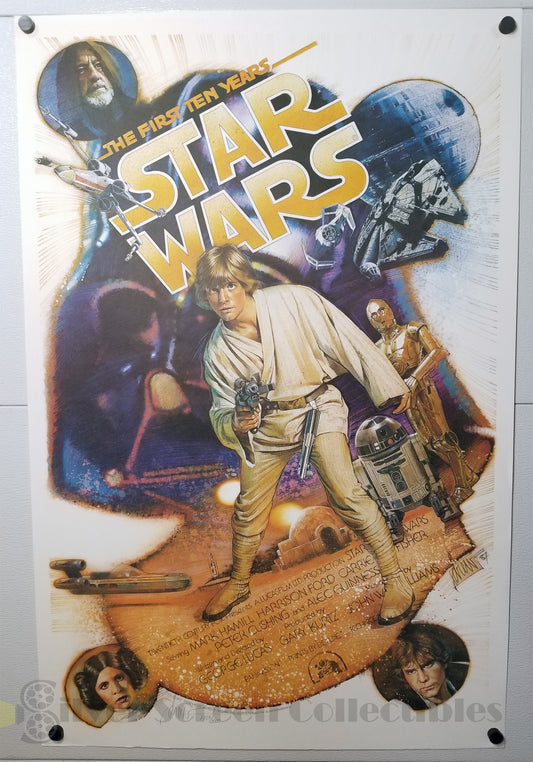 Star Wars The First Ten Years - Signed Original U.S. One Sheet (27" x 41")