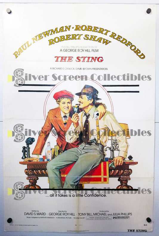 The Sting (1973) - Original U.S. One Sheet  Movie Poster (27" x 41")