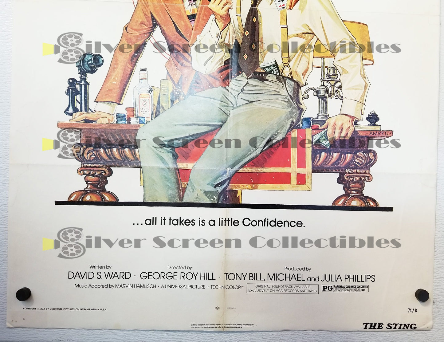 The Sting (1973) - Original U.S. One Sheet  Movie Poster (27" x 41")