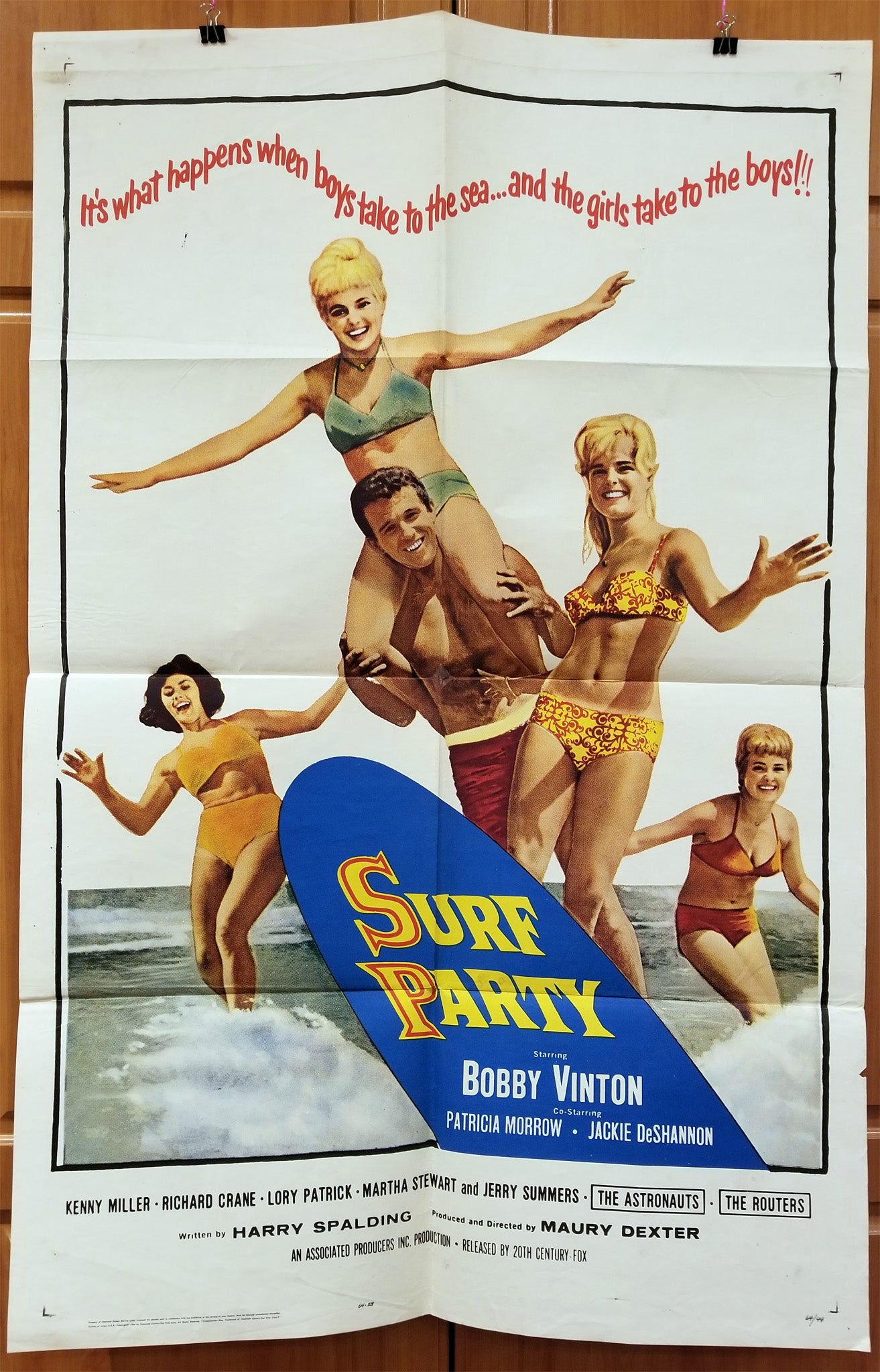 Surf Party (1964) - Original U.S. One Sheet Movie Poster (27" x 41")