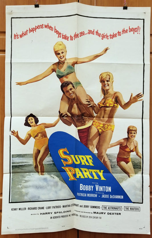 Surf Party (1964) - Original U.S. One Sheet Movie Poster (27" x 41")