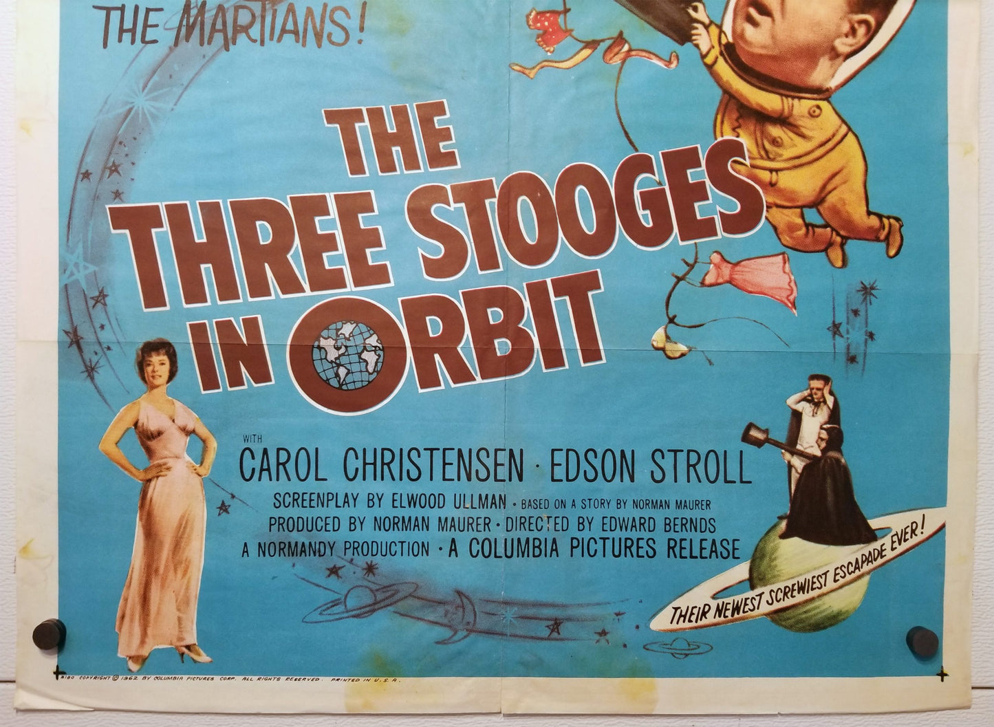 The Three Stooges in Orbit (1962) - Original U.S. One Sheet (27" x 41")