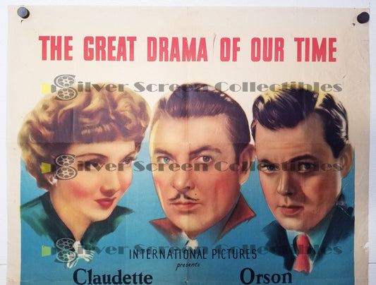 Tomorrow Is Forever (1946) - Original U.S. One Sheet Movie Poster (27" x 41")