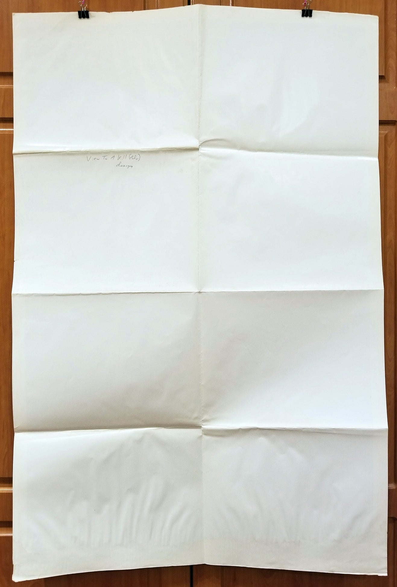 A View to a Kill (1985) - Original U.S. One Sheet(27" x 41")