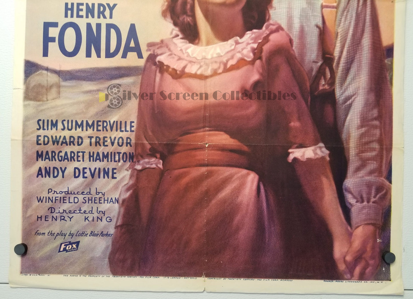 Way Down East (1935) - Original U.S. One Sheet (27" x 41")