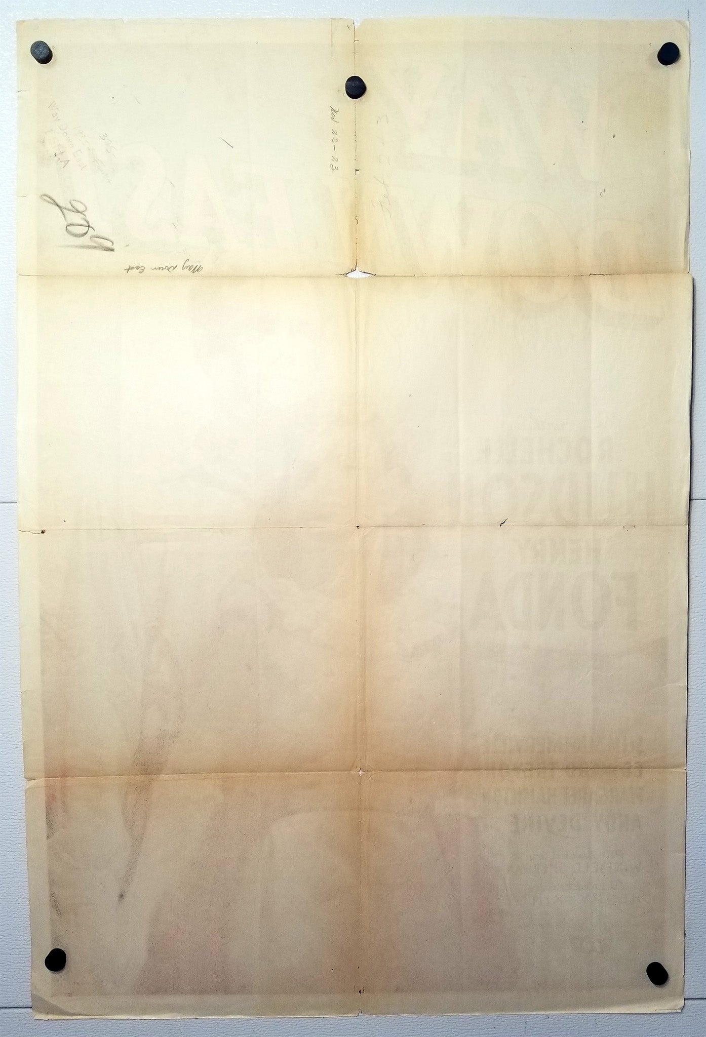 Way Down East (1935) - Original U.S. One Sheet (27" x 41")