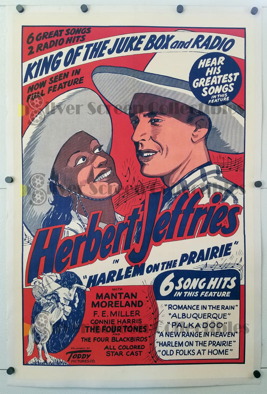 Harlem on the Prairie (1937) - Original U.S. One Sheet Movie Poster (27" x 41") on Linen