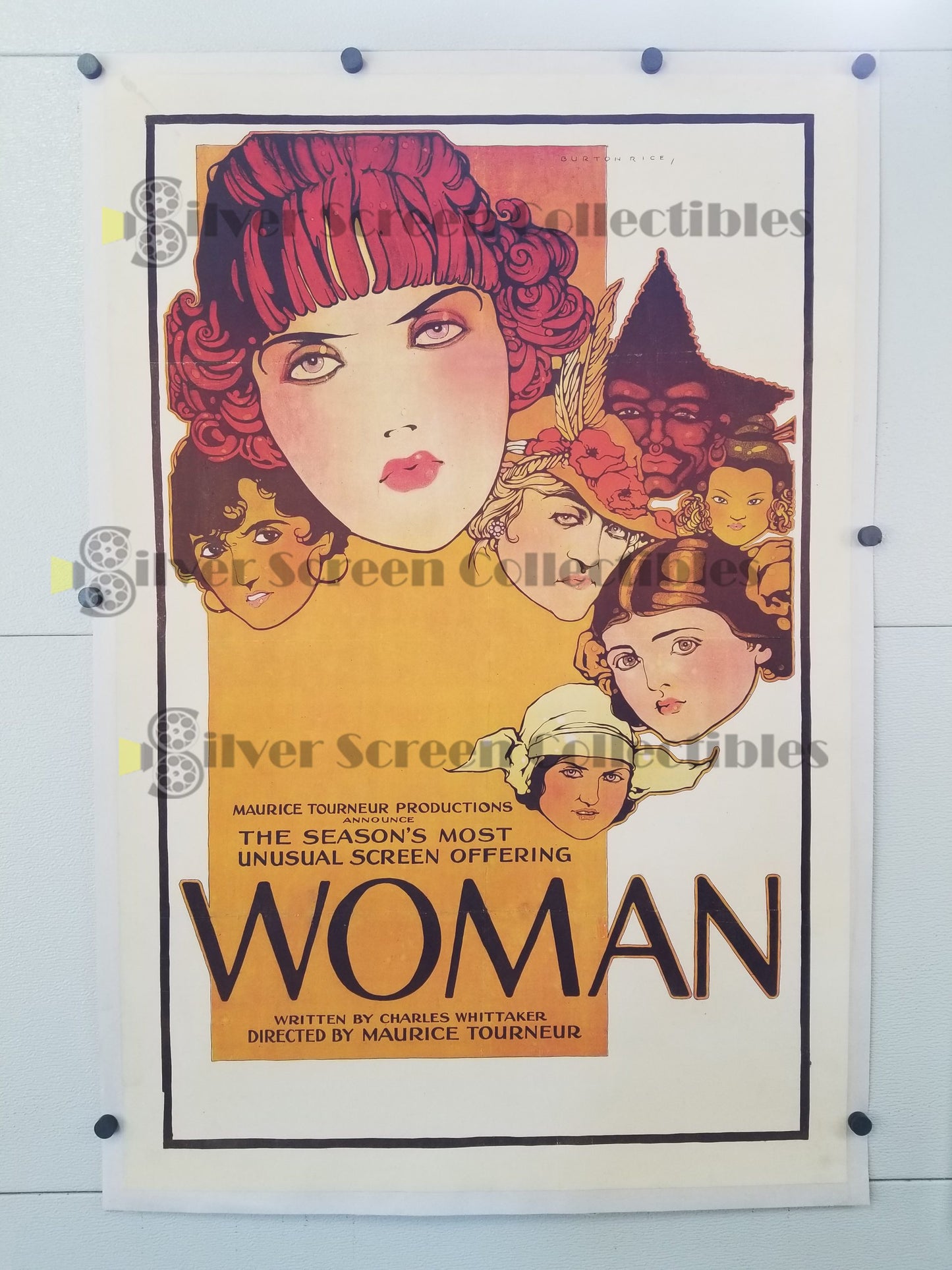 Woman (1918) - Original U.S. One Sheet Movie Poster (27" x 41") on Linen