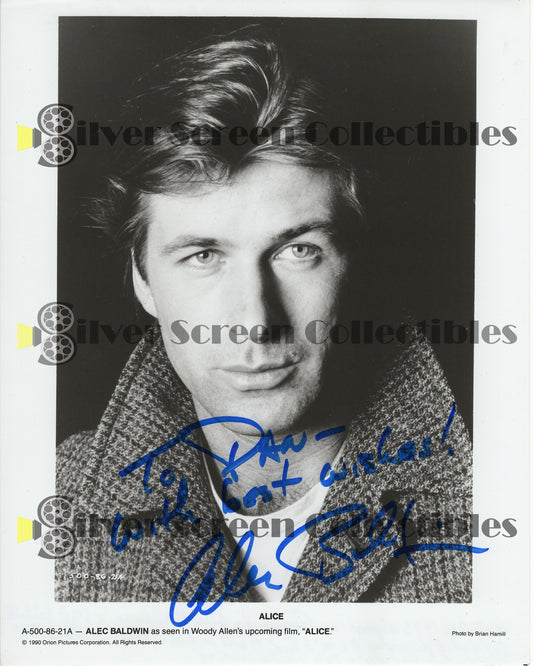 Alec Baldwin - Signed 8" x 10" Photo