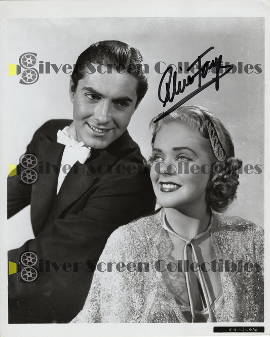 Alice Faye - Signed 8" x 10" Photo