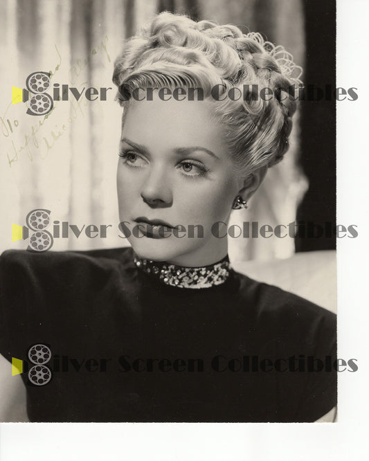Alice Faye - Signed 7.5" x 9.25" Photo