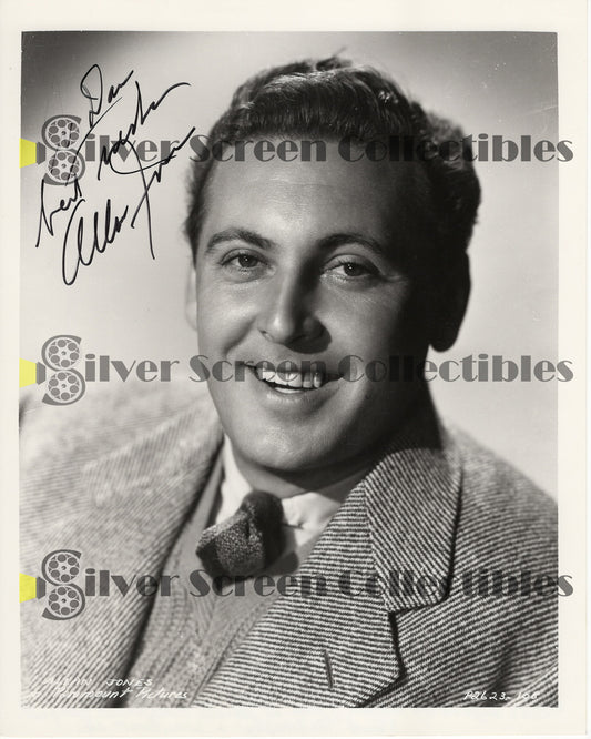 Allan Jones - Signed 8" x 10" Photo