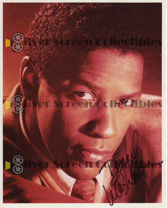 Denzel Washington - Signed 8" x 10" Photo