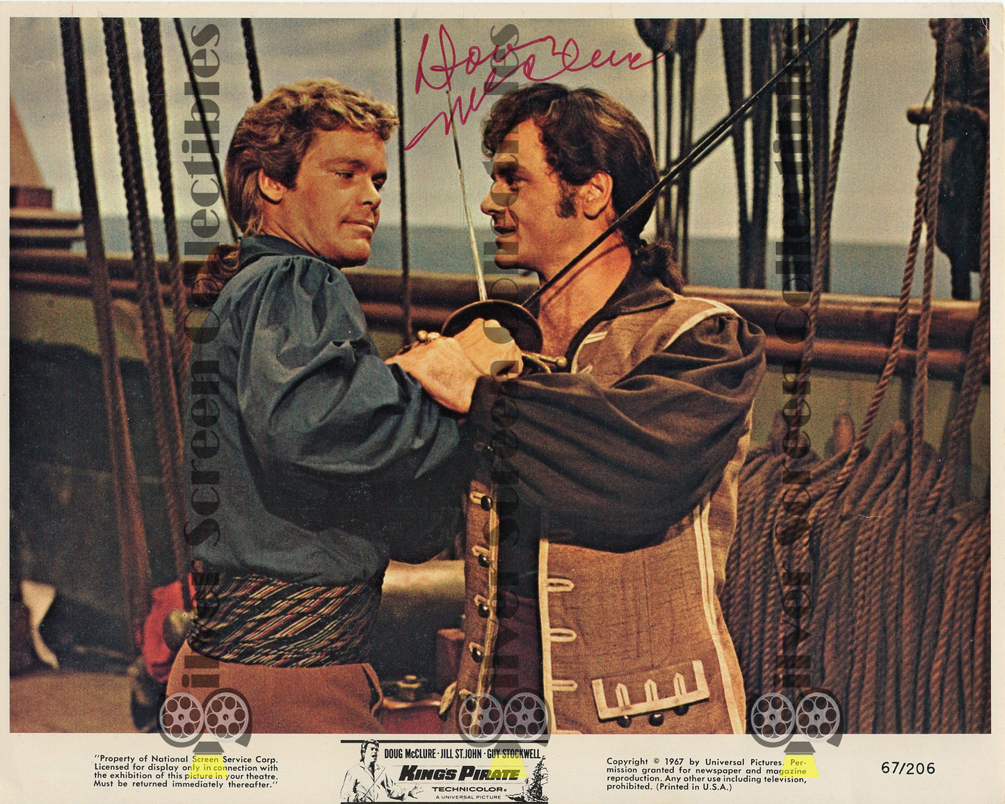 Doug McClure - Signed 8" x 10" Photo