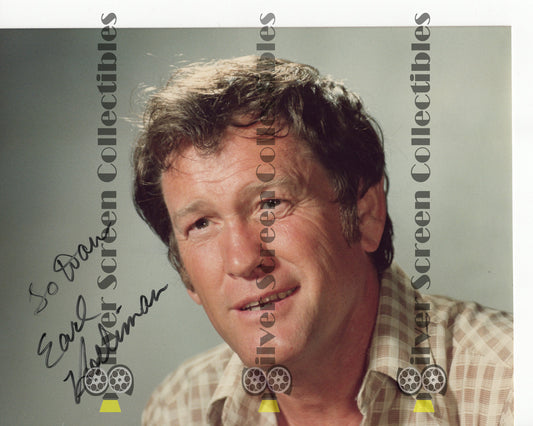 Earl Holliman - Signed 7" x 9.25" Photo