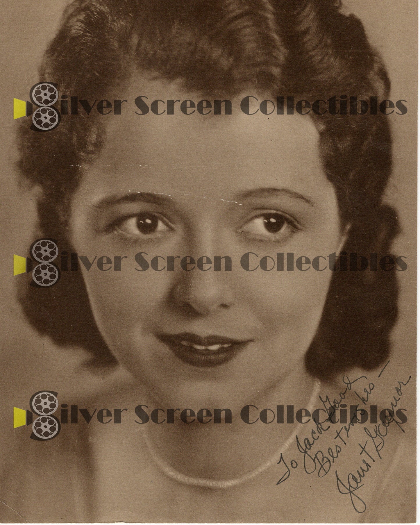 Janet Gaynor - Signed 8" x 10" Photo