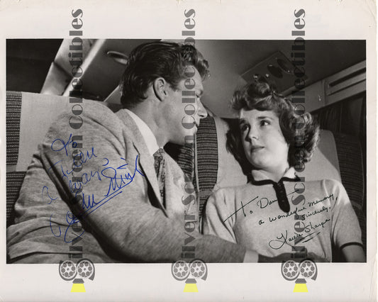 The High and the Mighty (1954) - John Smith & Karen Sharpe - Signed 8" x 10" Photo