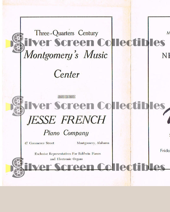 Nelson Eddy - Signed Program