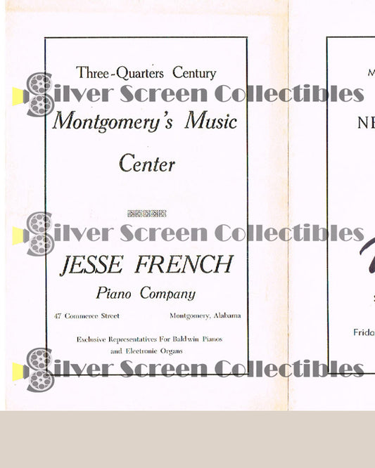 Nelson Eddy - Signed Program