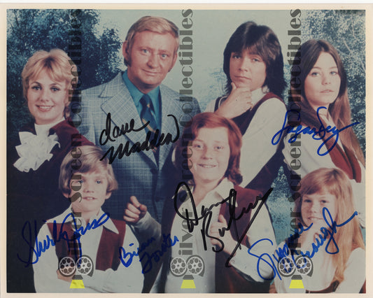 The Partridge Family - 7 Signatures! - Cast Signed 8" x 10" Photo +1