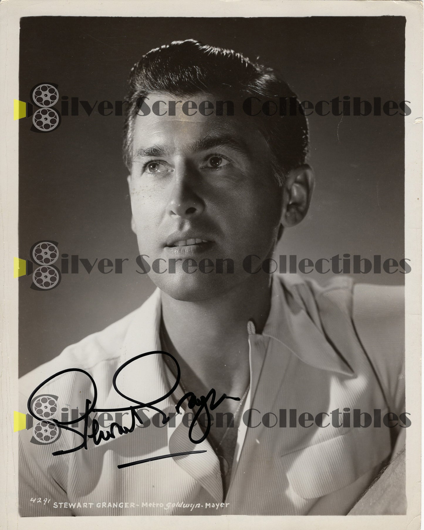 Stewart Granger - Signed 8" x 10" Photo