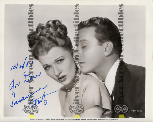 Susanna Foster - Signed 8" x 10" Photo