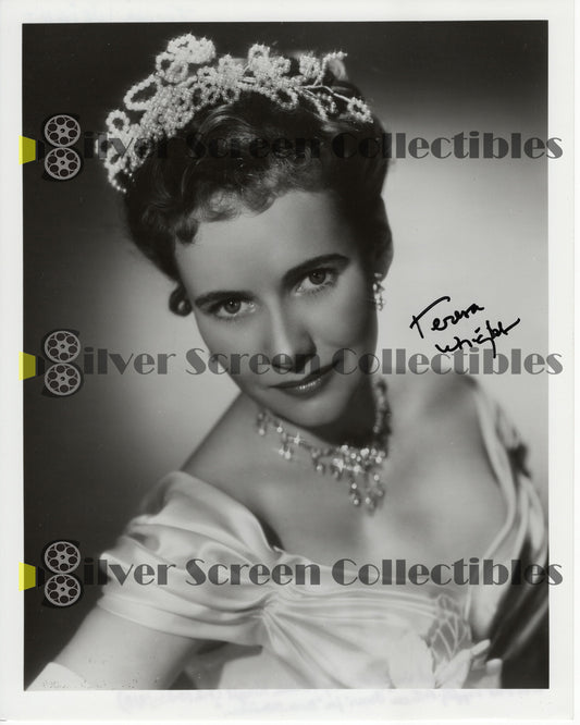 Teresa Wright - Signed 8" x 10" Photo