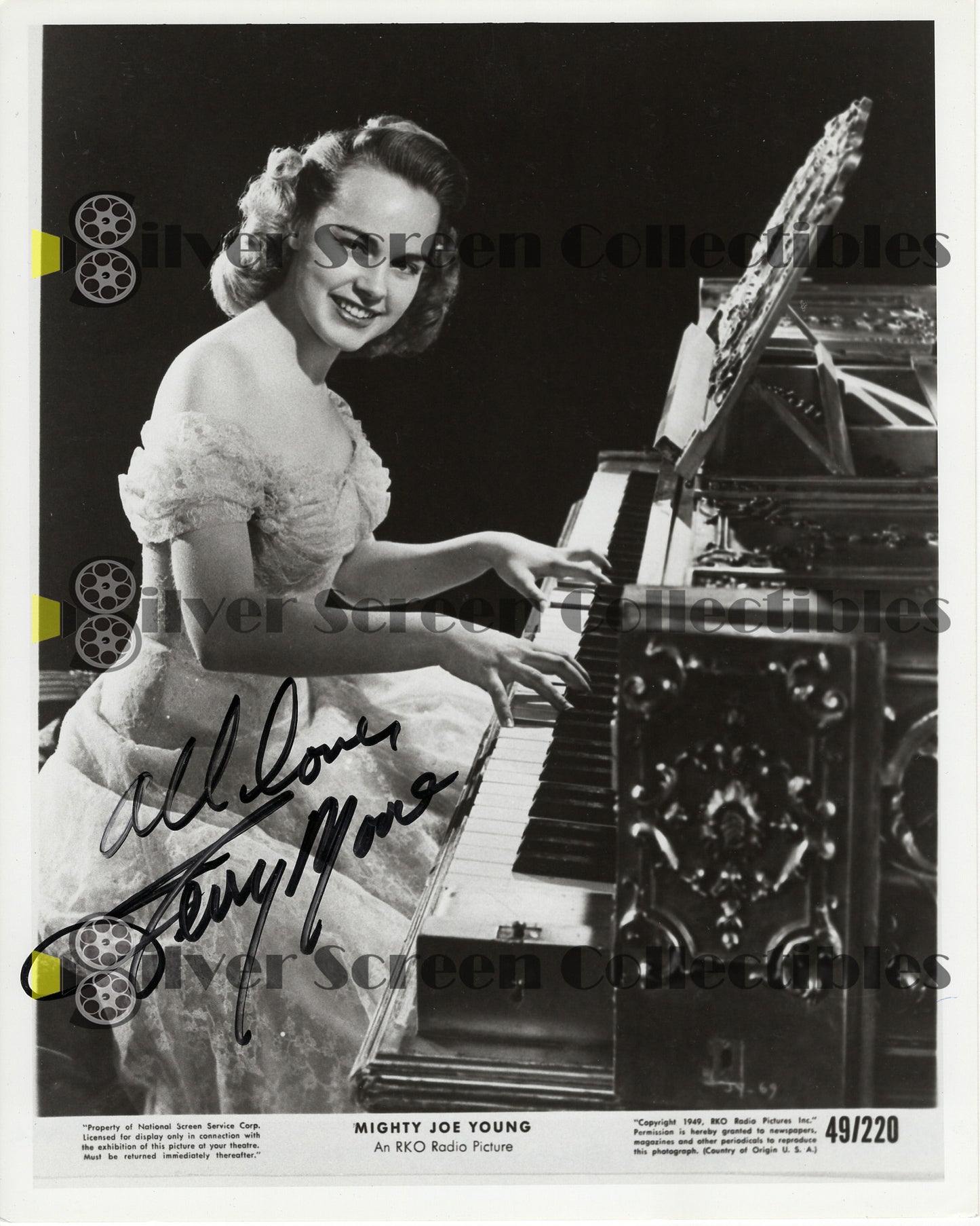 Terry Moore - Signed 8" x 10" Photo