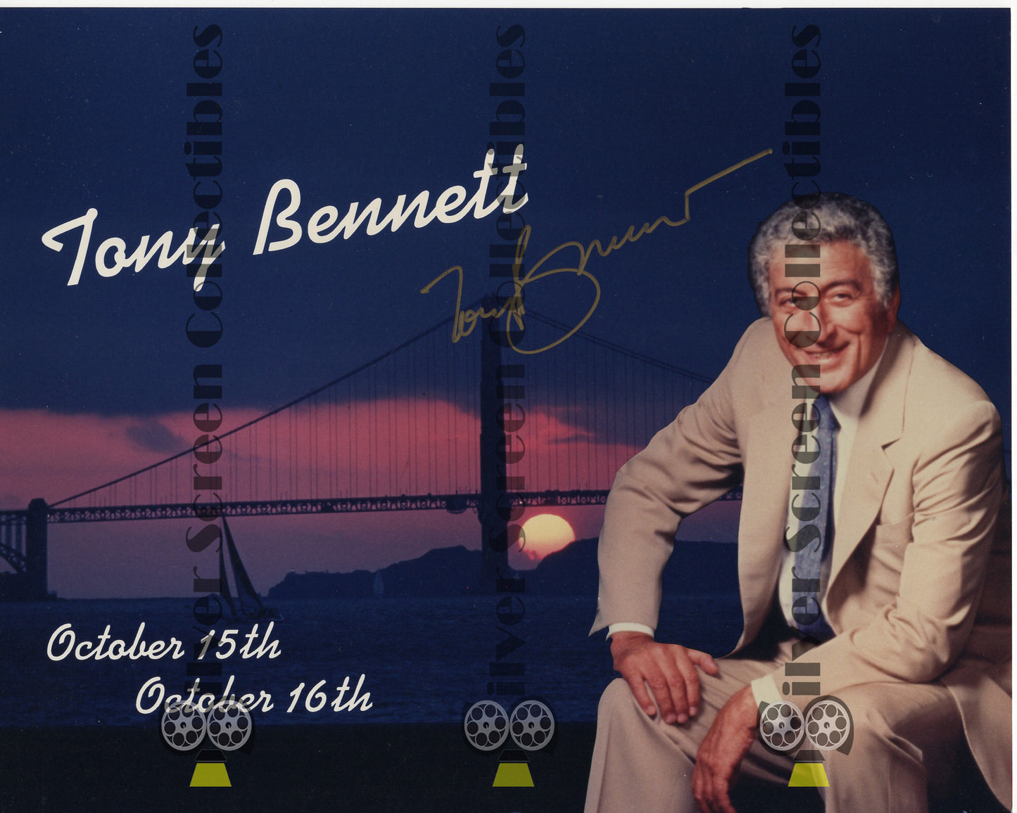 Tony Bennett - Signed 8" x 10" Photo