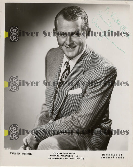 Vaughn Monroe - Signed 8" x 10" Photo