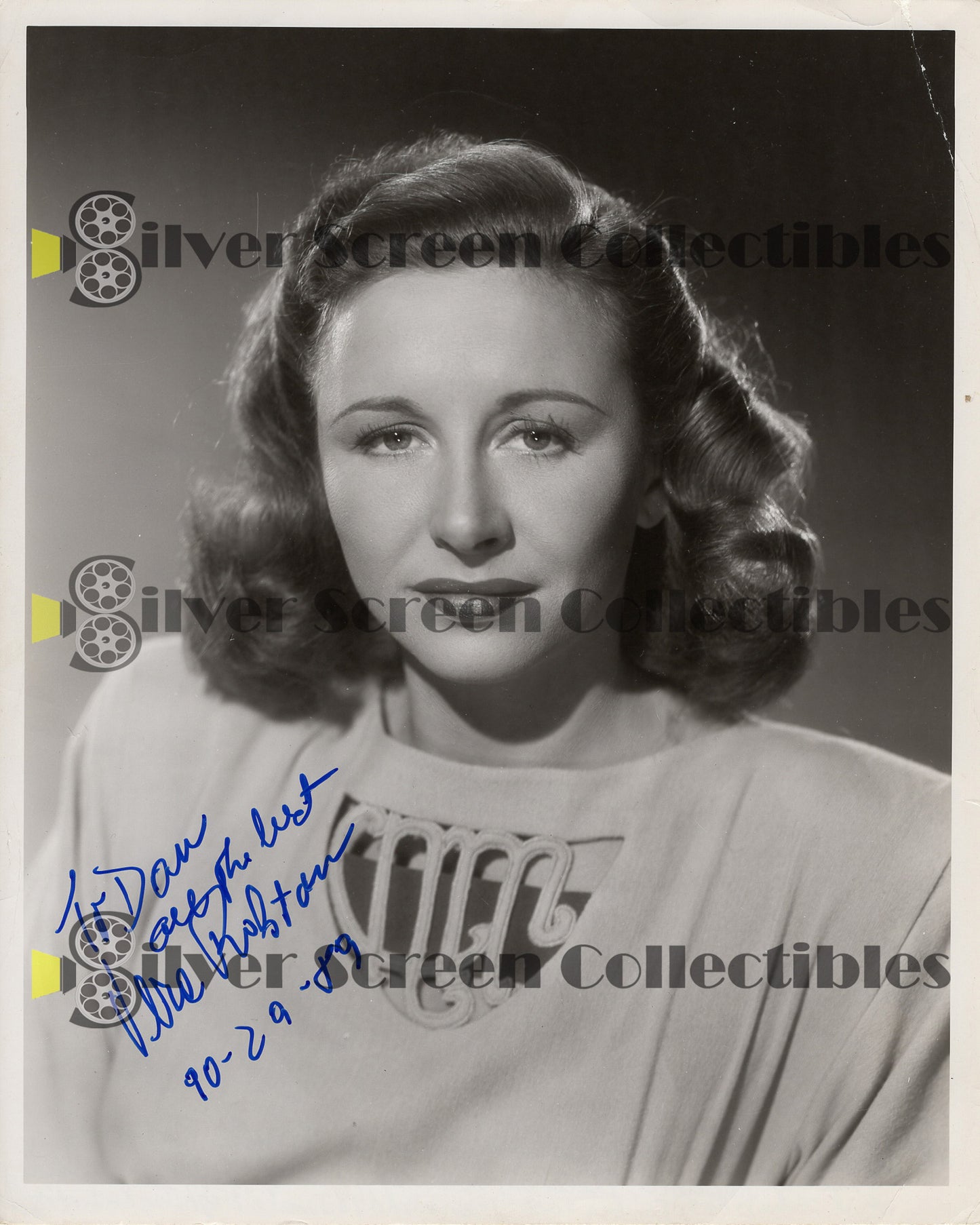 Vera Ralston - Signed 8" x 10" Photo