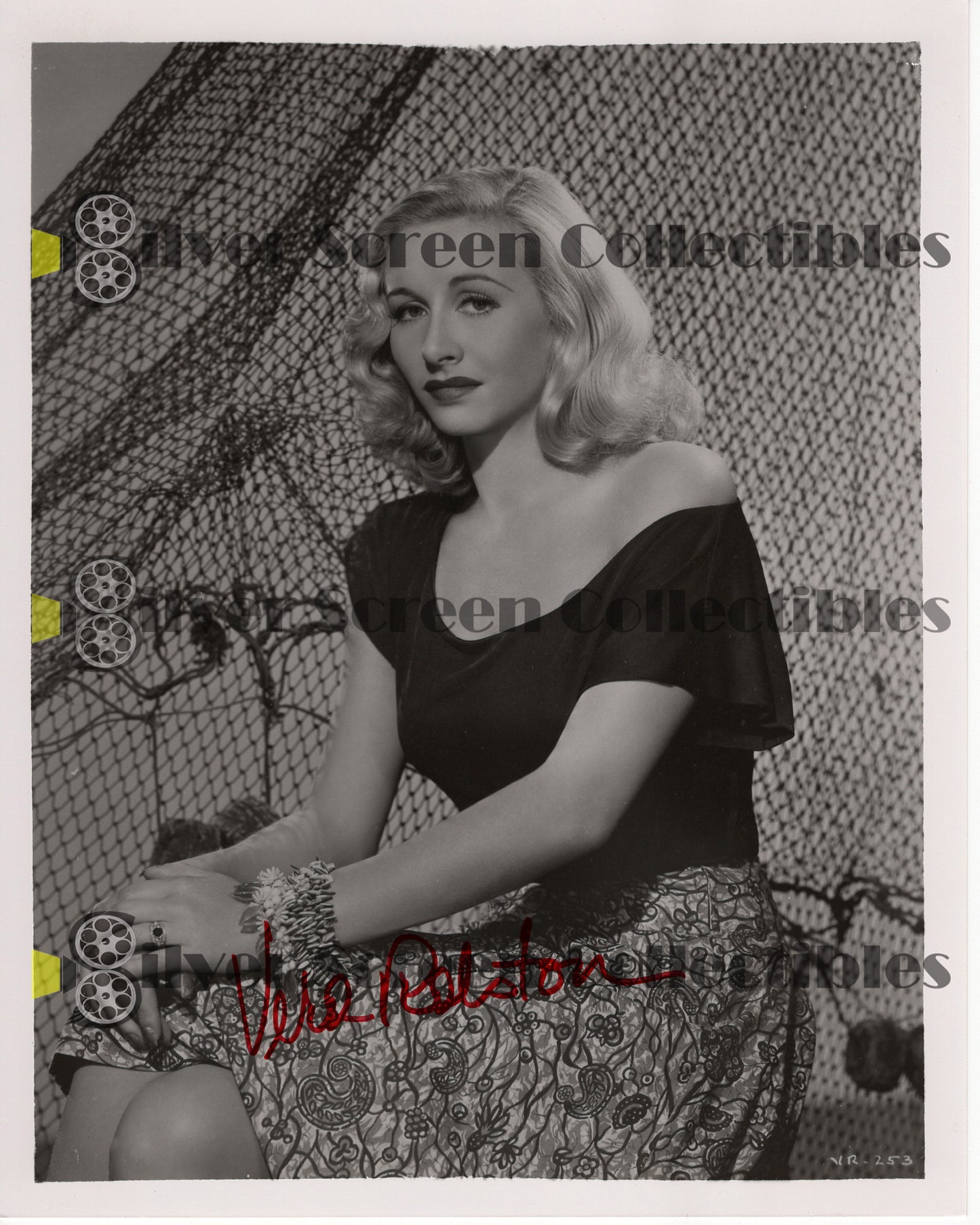 Vera Ralston - Signed 8" x 10" Photo