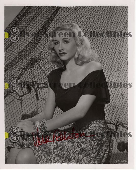 Vera Ralston - Signed 8" x 10" Photo