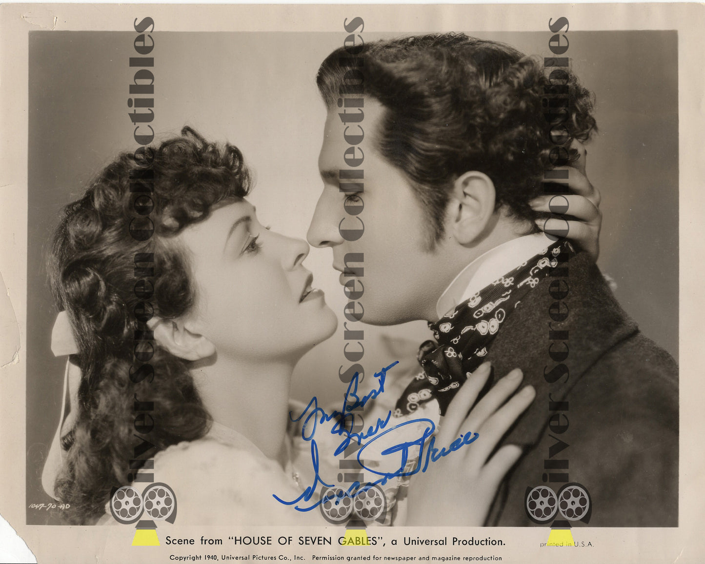 Vincent Price - Signed 8" x 10" Photo