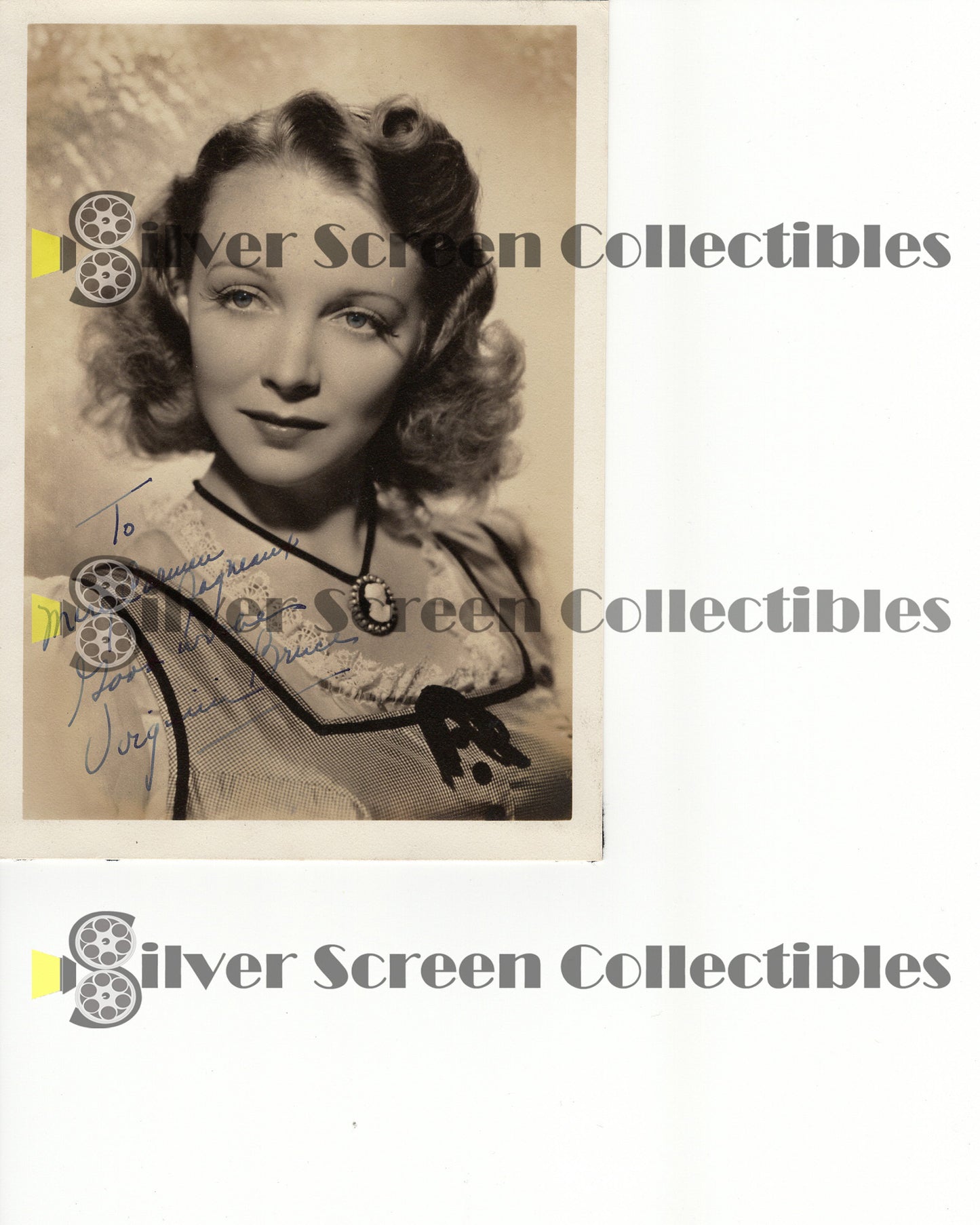 Virginia Bruce - Signed 5" x 7" Photo