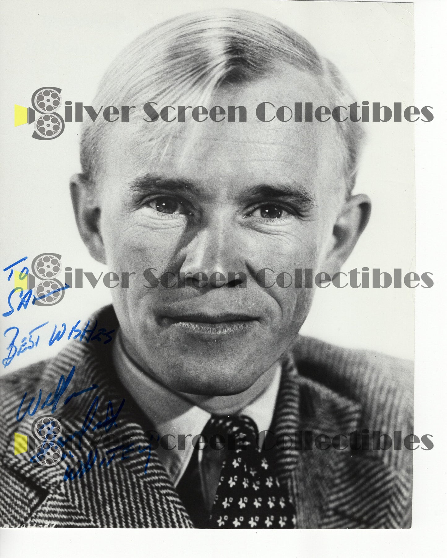 William Benedict - Signed 8" x 10" Photo