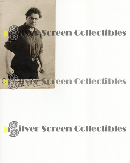 William Farnum - Signed 3" x 4" Photo Post Card