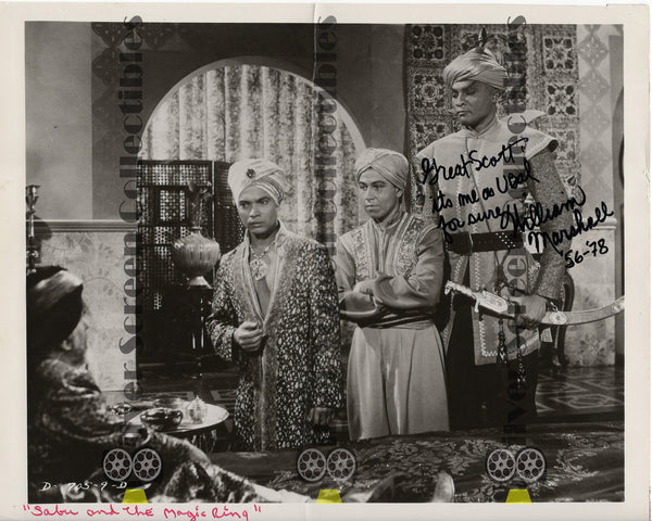 William Marshall - Signed 8" x 10" Photo