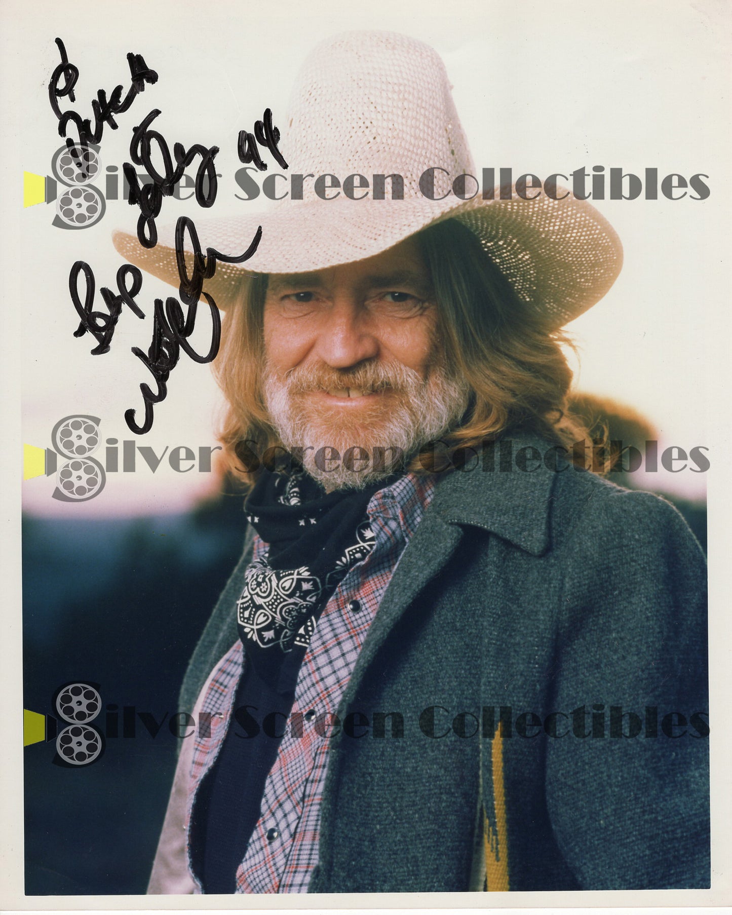 Willie Nelson - Signed 8" x 10" Photo