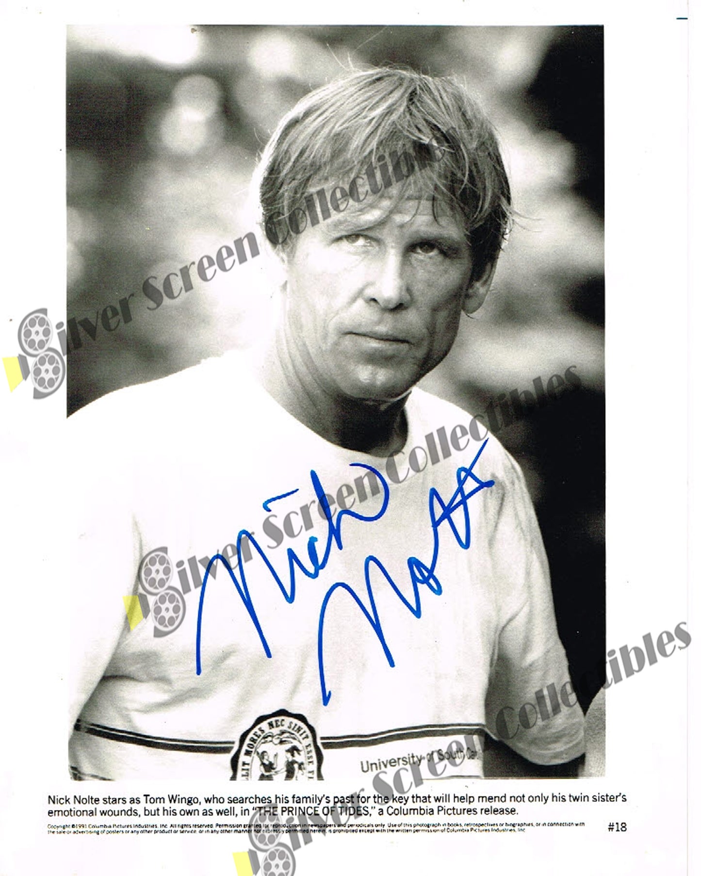 Nick Nolte - Signed 8" x 10" Photo
