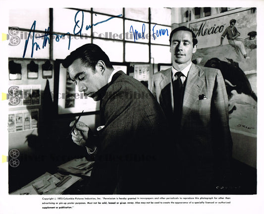 Anthony Quinn & Mel Ferrer - Signed 8x10 Photo