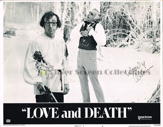 Woody Allen - Signed Lobby Card