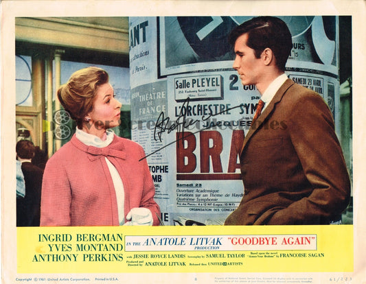 Anthony Perkins - Signed Lobby Card
