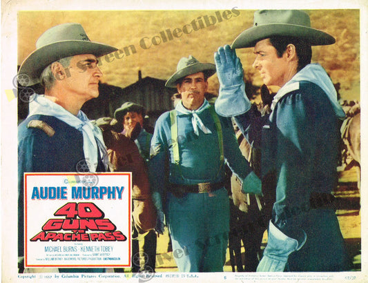 40 Guns to Apache Pass (1967) - Original U.S. Lobby Card (11" x 14")