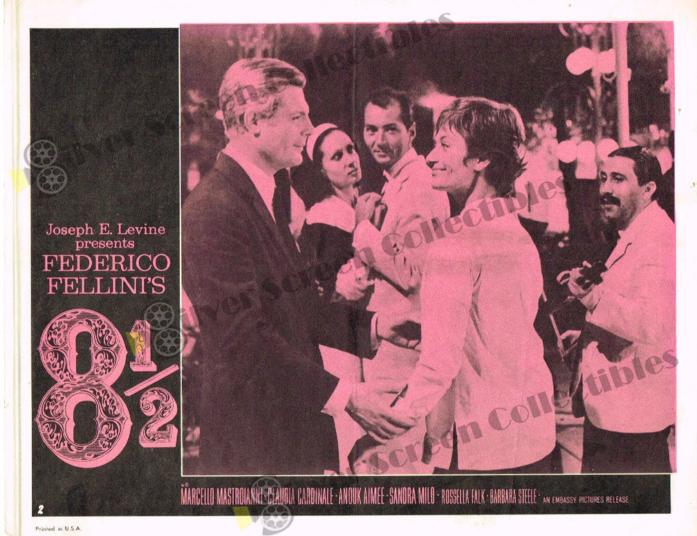 8½ (1963) - Original U.S. Lobby Card (11" x 14")