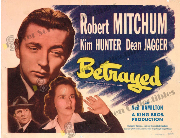 When Strangers Marry (1944) - Original U.S. Lobby Card (11" x 14")