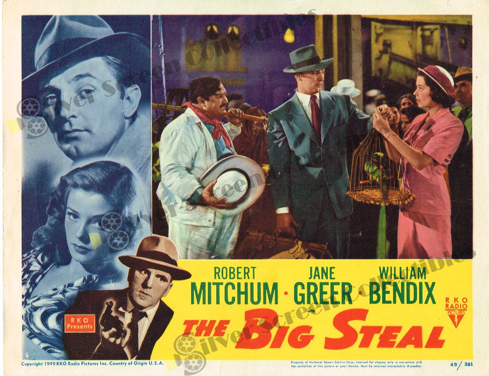 The Big Steal (1949) - Original U.S. Lobby Card (11" x 14")