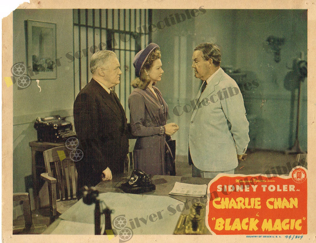 Charlie Chan in Black Magic (1944) - Original U.S. Lobby Card (11" x 14")